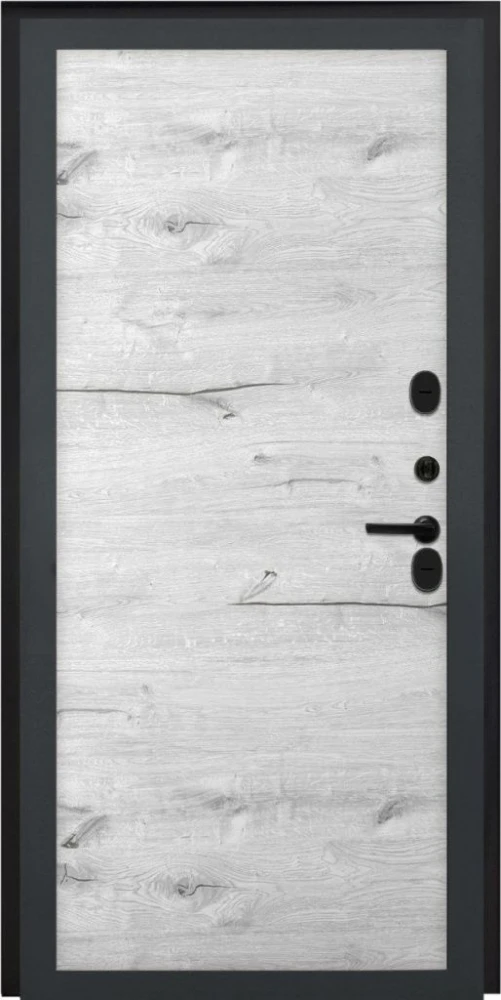 Входная дверь ДвериПРО Elfy Без фрезеровки Дуб арктик горизонт DPRO200474 внутренняя сторона